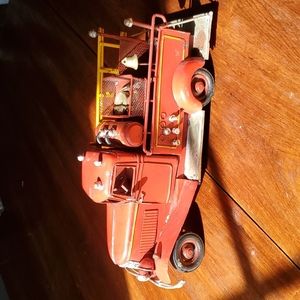 Antique metal Fire Truck